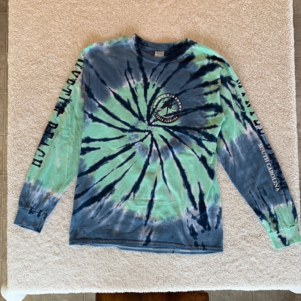 Gildan Tie-Dye Myrtle Beach Long Sleeve Top